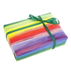 DecoWoerner Papel De Regalo>Papel De Regalo A Rayas De Colores 50 Cm X 50 M