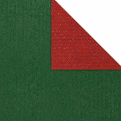 DecoWoerner Papel De Regalo>Papel De Regalo Bicolor 50 Cm, 250 M, Oscuro Rojo