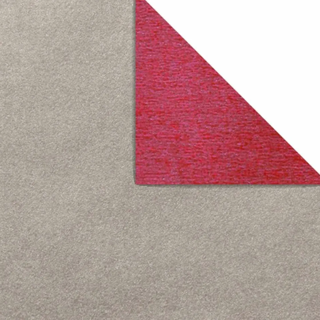 DecoWoerner Papel De Regalo>Papel De Regalo Bicolor 50 Cm, 250 M, Baya