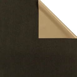 DecoWoerner Papel De Regalo>Papel De Regalo Bicolor 70 Cm, 250 M, /oro