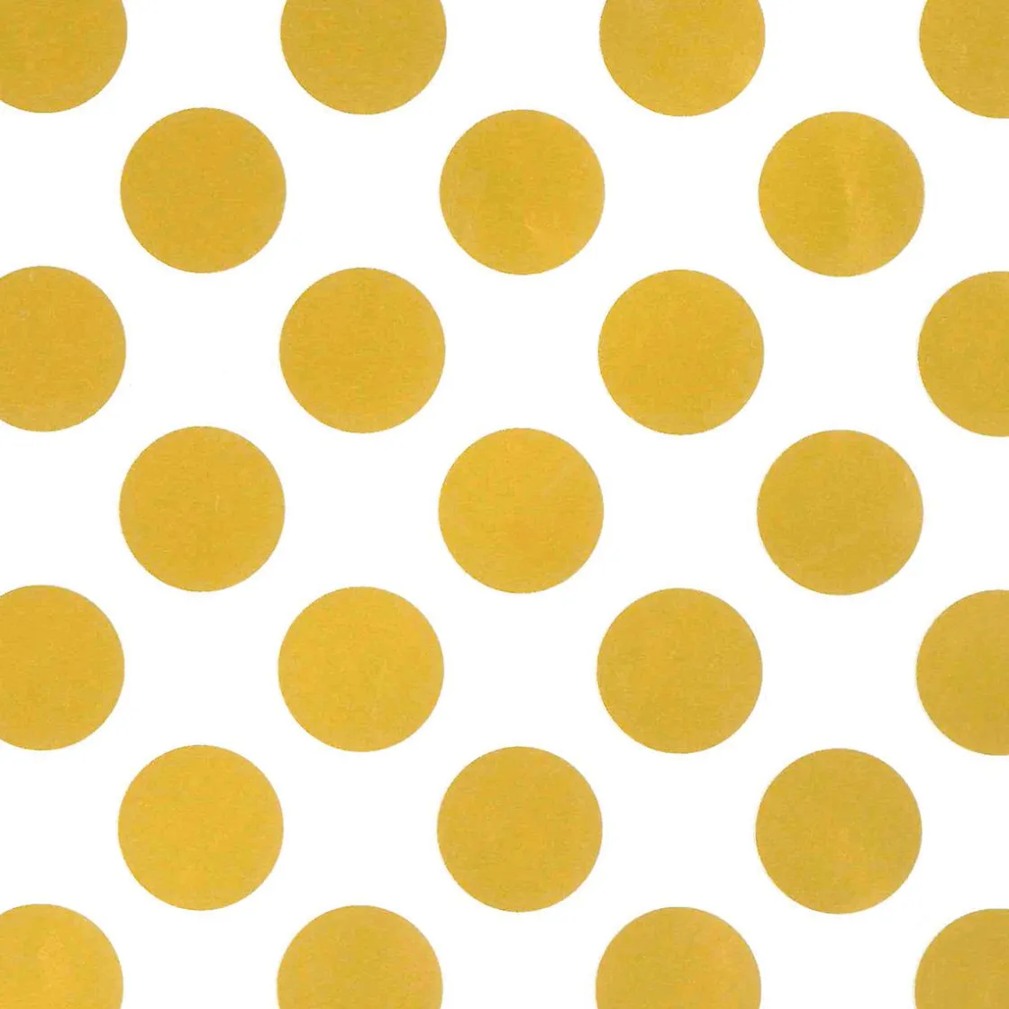 DecoWoerner Papel De Regalo|Go Green - Envoltorio Para Regalo Ecológico>Papel De Regalo Blanco Sostenible Con Puntos Dorados - Bobina De Papel De Regalo De 50 M