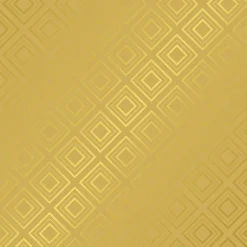 DecoWoerner Papel De Regalo|Go Green - Envoltorio Para Regalo Ecológico>Papel De Regalo Dorado Sostenible Con Motivos Geométricos Brillantes - Bobina De Papel De Regalo De 50 M