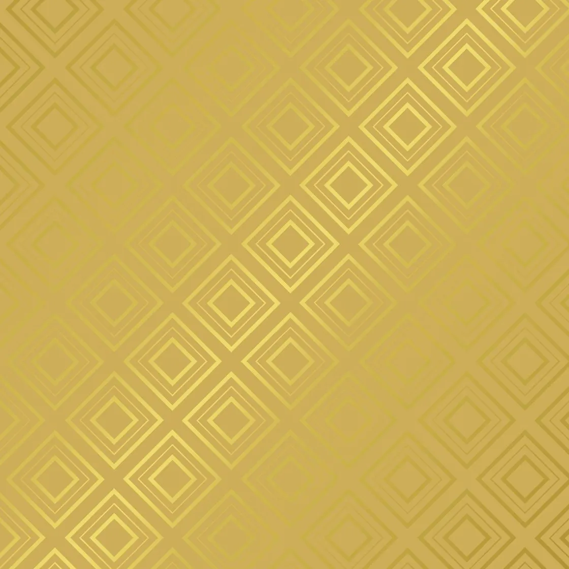 DecoWoerner Papel De Regalo|Go Green - Envoltorio Para Regalo Ecológico>Papel De Regalo Dorado Sostenible Con Motivos Geométricos Brillantes - Bobina De Papel De Regalo De 50 M