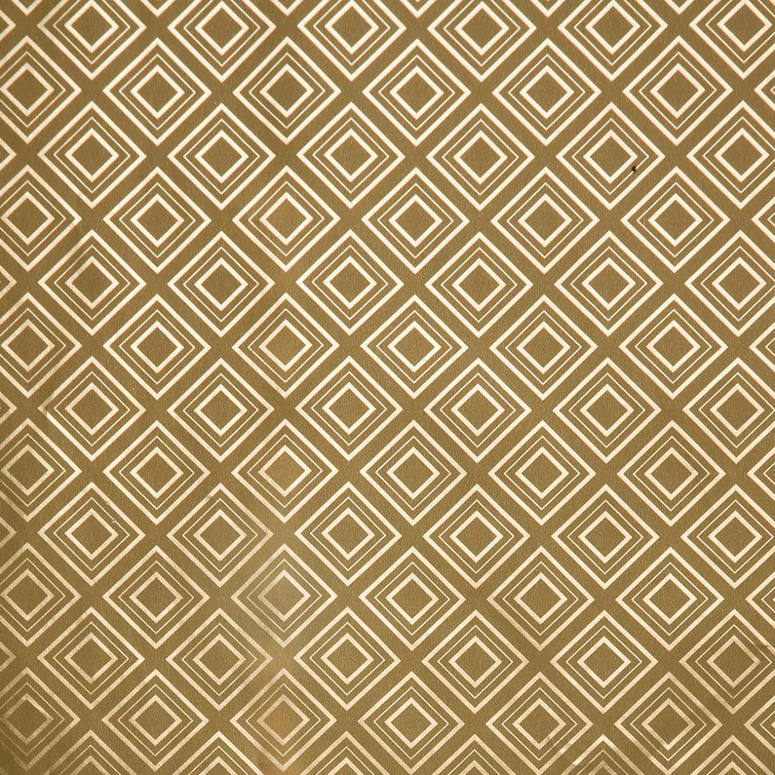 DecoWoerner Papel De Regalo|Go Green - Envoltorio Para Regalo Ecológico>Papel De Regalo Dorado Sostenible Con Motivos Geométricos Brillantes - Bobina De Papel De Regalo De 50 M