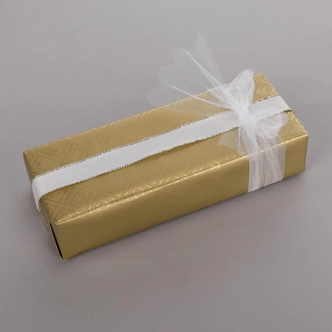 DecoWoerner Papel De Regalo|Go Green - Envoltorio Para Regalo Ecológico>Papel De Regalo Dorado Sostenible Con Motivos Geométricos Brillantes - Bobina De Papel De Regalo De 50 M