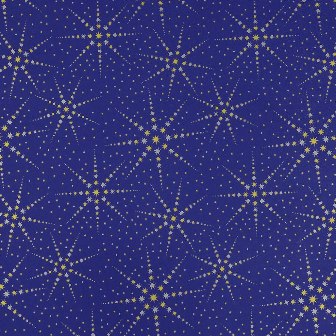 DecoWoerner Papel De Regalo>Papel De Regalo Estrellas / Dorado / Plateado