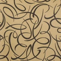 DecoWoerner Papel De Regalo>Papel De Regalo Kringel Marrón / Negro, 70cm Ancho, Rollo De 40 M