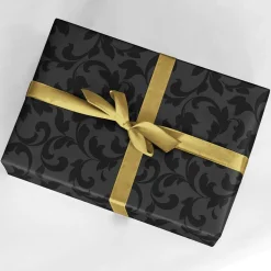 DecoWoerner Papel De Regalo|Go Green - Envoltorio Para Regalo Ecológico>Papel De Regalo Sostenible Con Diseño De Vid Brillante - Bobina De Papel De Regalo De 50 M