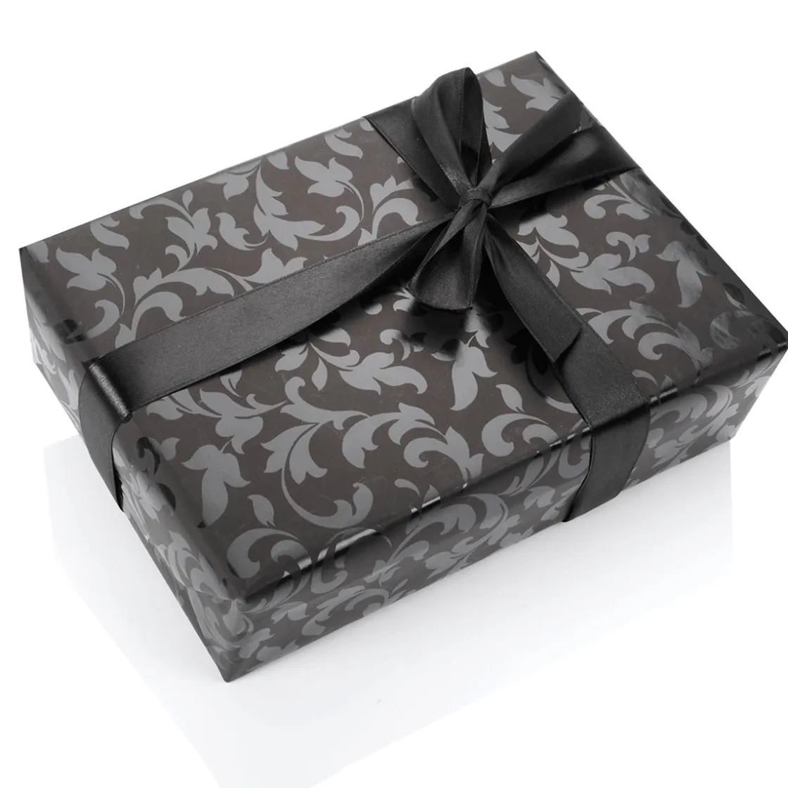 DecoWoerner Papel De Regalo|Go Green - Envoltorio Para Regalo Ecológico>Papel De Regalo Sostenible Con Diseño De Vid Brillante - Bobina De Papel De Regalo De 50 M