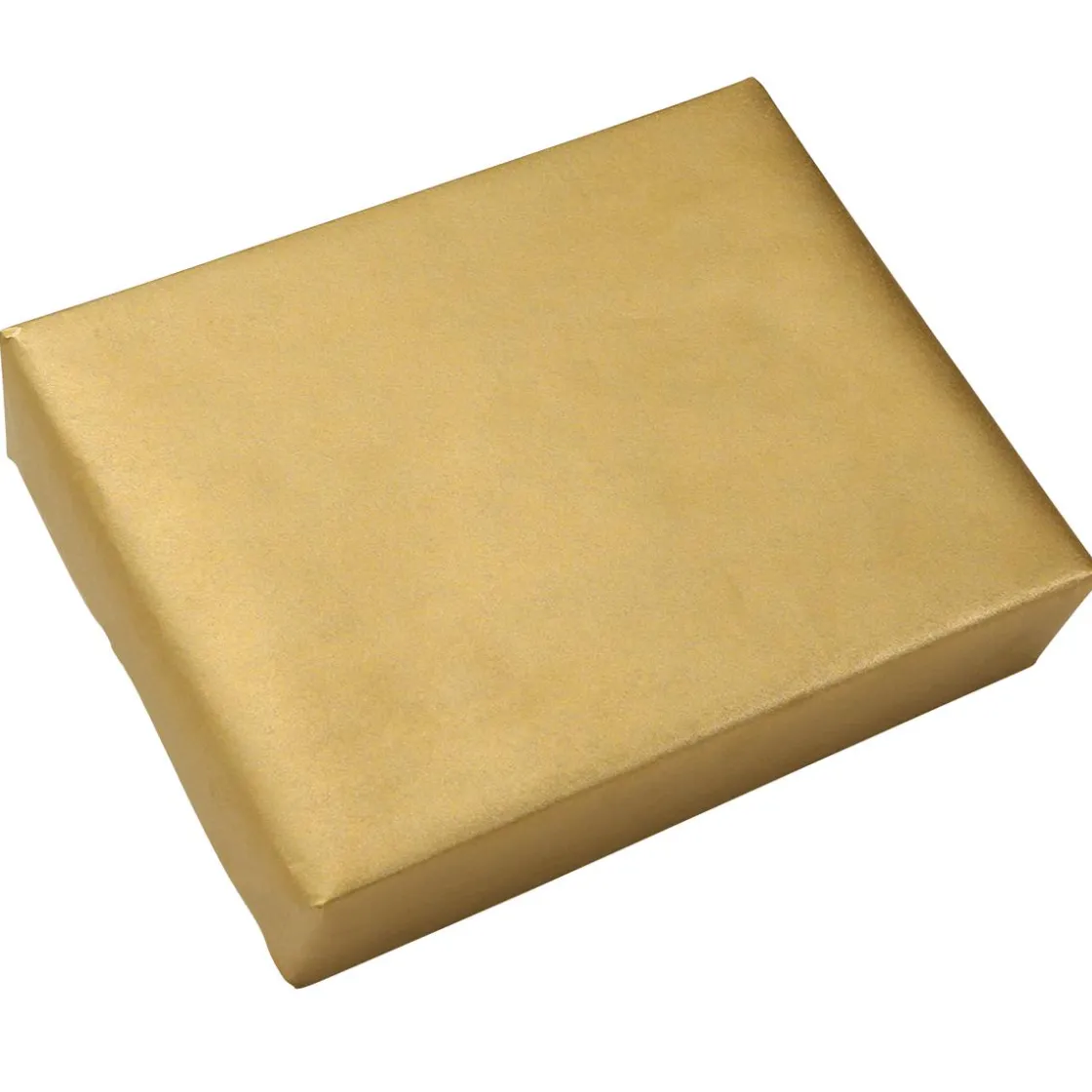 DecoWoerner Papel De Regalo|Go Green - Envoltorio Para Regalo Ecológico>Papel Kraft Liso Dorado Reciclado - Bobina De Papel De Regalo De 50 M