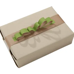 DecoWoerner Papel De Regalo|Go Green - Envoltorio Para Regalo Ecológico>Papel Kraft Liso Reciclado En Colores Arena - Bobina De Papel De Regalo De 50 M