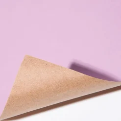 DecoWoerner Papel De Regalo|Go Green - Envoltorio Para Regalo Ecológico>Papel Kraft Liso Reciclado En Color Lila - Bobina De Papel De Regalo De 50 M