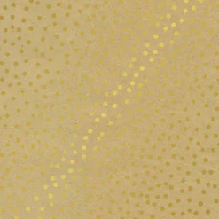 DecoWoerner Papel De Regalo|Go Green - Envoltorio Para Regalo Ecológico>Papel Kraft Reciclado Con Pequeños Puntos Dorados - Rollo De Papel De Envolver De 50 M