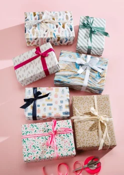 DecoWoerner Papel De Regalo|Go Green - Envoltorio Para Regalo Ecológico><noscript><img width=
