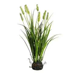 DecoWoerner Hierba Decorativa>Paquete De Césped Artificial Con Soporte Para Frutas En Bola De Tierra 48 Cm