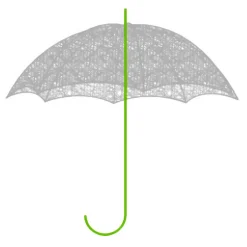 DecoWoerner Ayudas Y Herramientas De Decoración|Decoración De Verano>Paragüero Metálico , 75 Cm