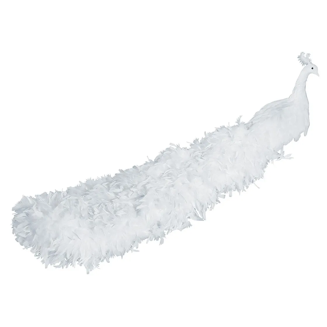 DecoWoerner Decoración De Animales|Decoración Temática>Pavo Real Decorativo, Longitud: 150 Cm