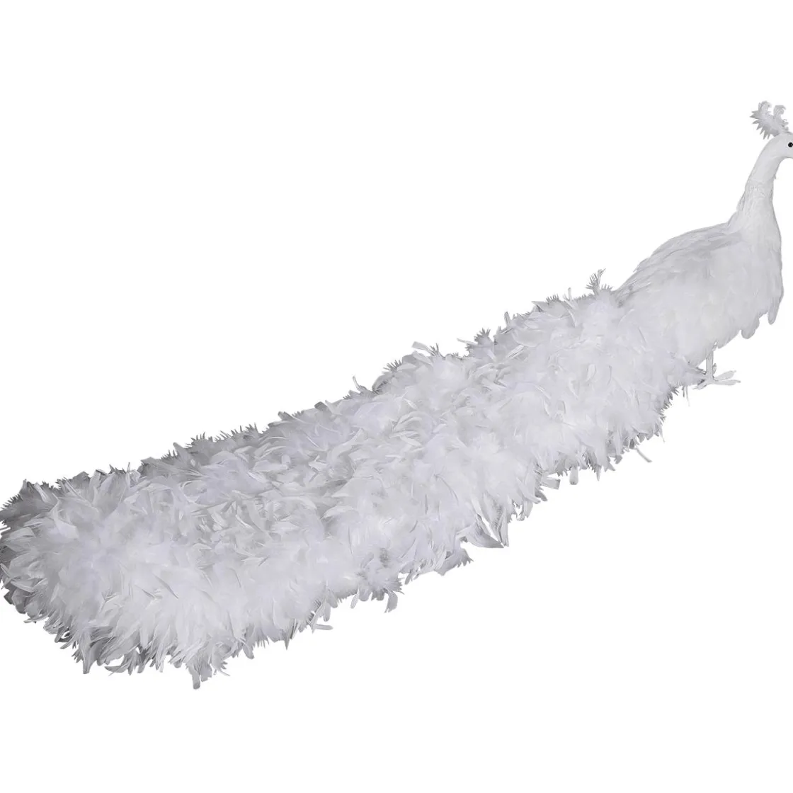 DecoWoerner Decoración De Animales|Decoración Temática>Pavo Real Decorativo, Longitud: 150 Cm