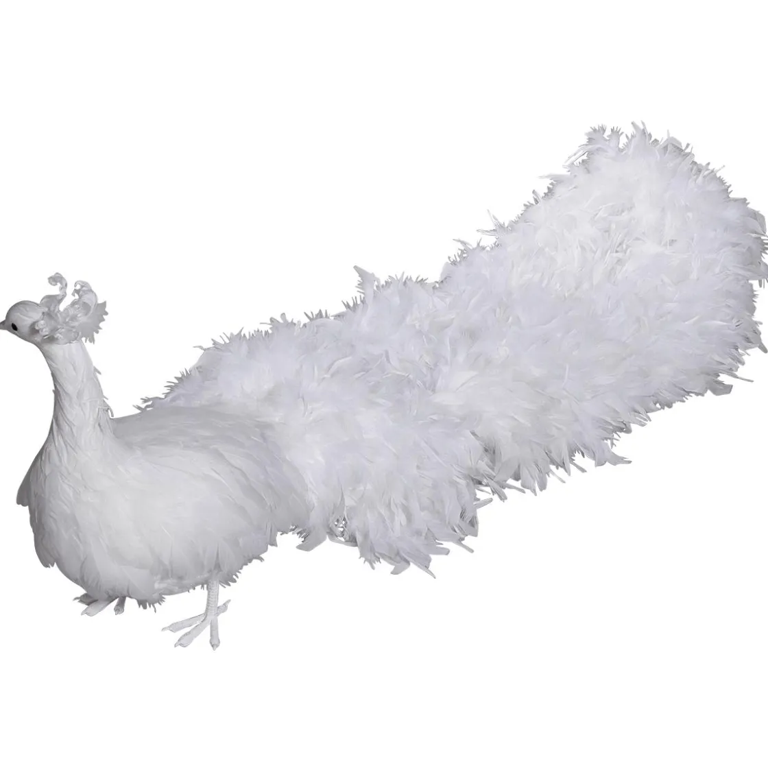 DecoWoerner Decoración De Animales|Decoración Temática>Pavo Real Decorativo, Longitud: 150 Cm