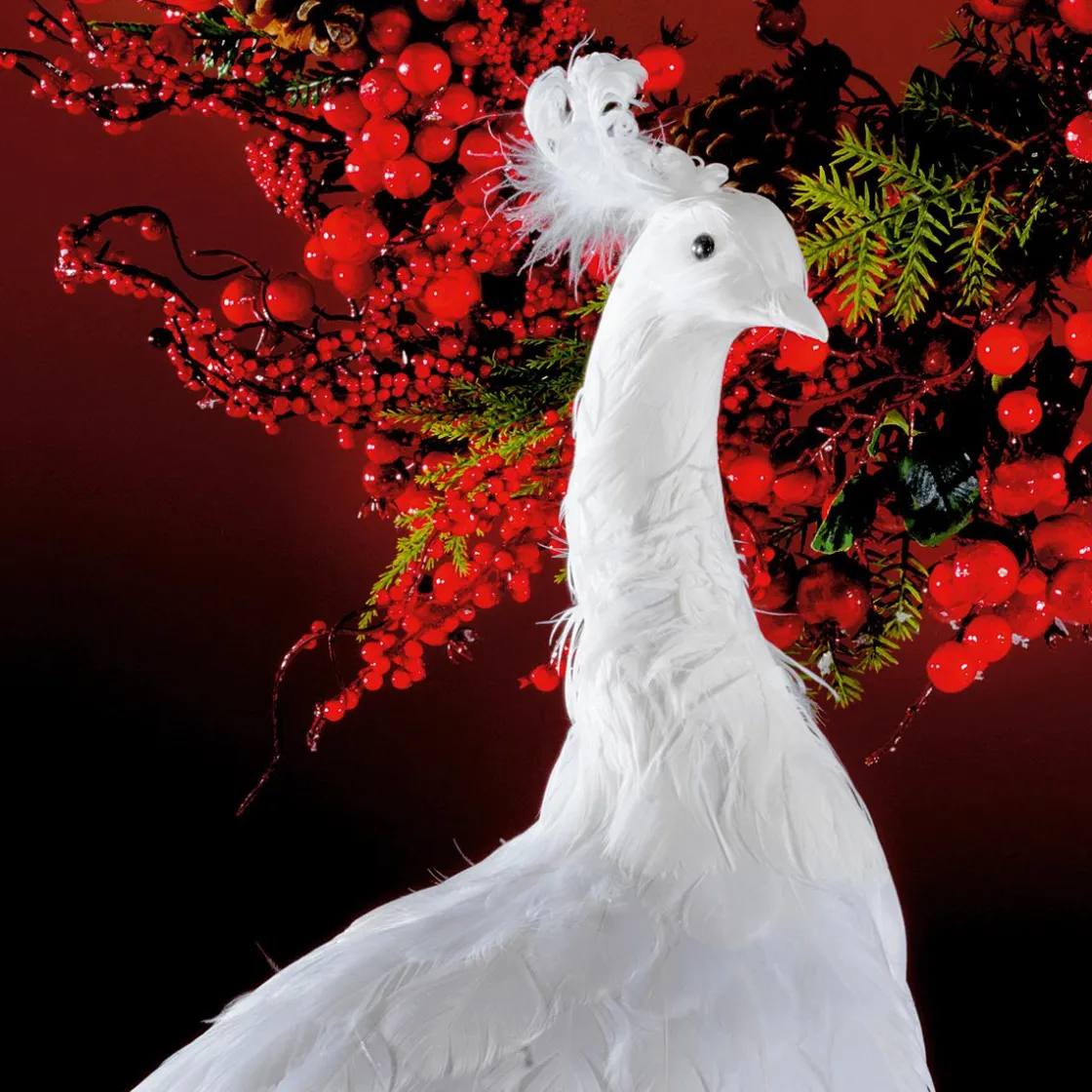 DecoWoerner Decoración De Animales|Decoración Temática>Pavo Real Decorativo, Longitud: 150 Cm