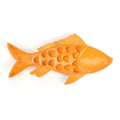 DecoWoerner Decoración De Verano>Peces De Metal Decoración De Pared Con Manchas De óxido 71 Cm