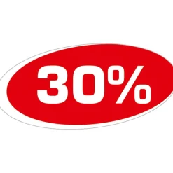 DecoWoerner Material De Rebajas>Pegatina "30%"