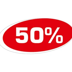 DecoWoerner Material De Rebajas>Pegatina "50%"