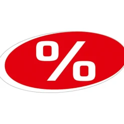 DecoWoerner Material De Rebajas>Pegatina "%"