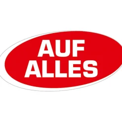DecoWoerner Material De Rebajas>Pegatina "Auf Alles" (en Todo)