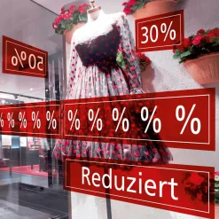 DecoWoerner Material De Rebajas>Pegatina Para Ventanas "¡Rebajado!"