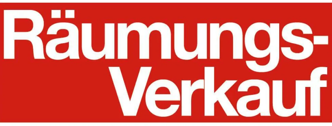 DecoWoerner Material De Rebajas>Pegatina "Räumungs-Verkauf" (liquidación Total)