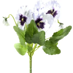 DecoWoerner Decoración De Primavera|Ramos Y Coronas De Flores>Pensamientos Artificiales s, 27 Cm