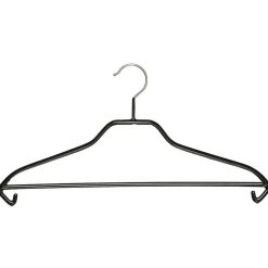 DecoWoerner Perchas>Percha Con Barra Antideslizante, 40 Cm, , 1 Paquete A´10 Piezas