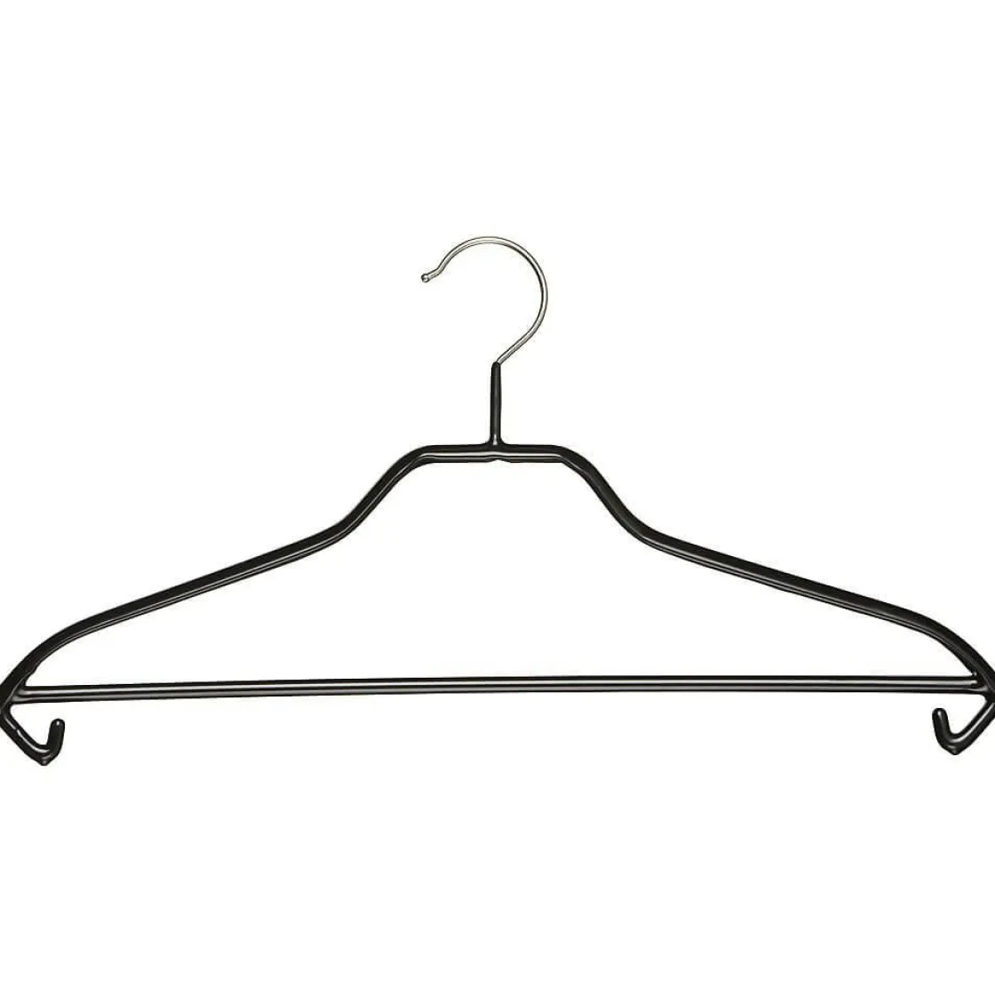 DecoWoerner Perchas>Percha Con Barra Antideslizante, 40 Cm, , 1 Paquete A´10 Piezas