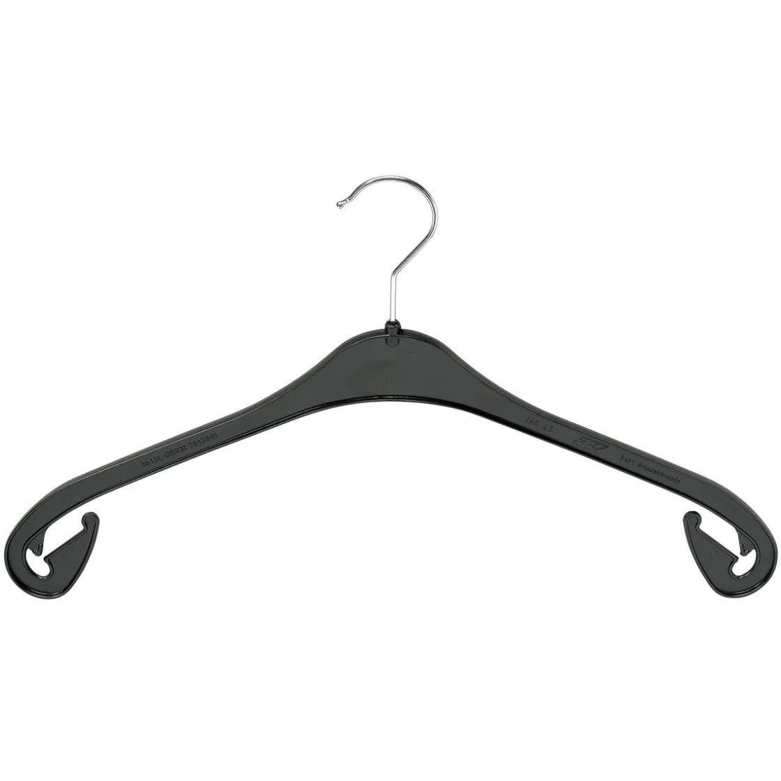 DecoWoerner Perchas>Percha De Plástico 43 Cm, 1caja A´300 Piezas