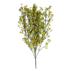 DecoWoerner Plantas Colgantes|Plantas Artificiales Ignífugas>Percha Flor Artificial Amarilla Ignífuga 30 Cm