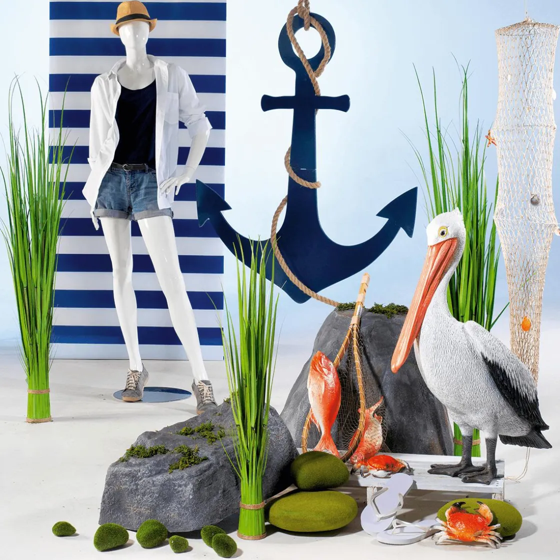 DecoWoerner Pescados Y Mariscos>Percha Maniquí 36 Cm
