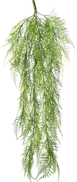 DecoWoerner Plantas Verdes|Plantas Colgantes>Percha Velo Espárrago Ornamental 80 Cm