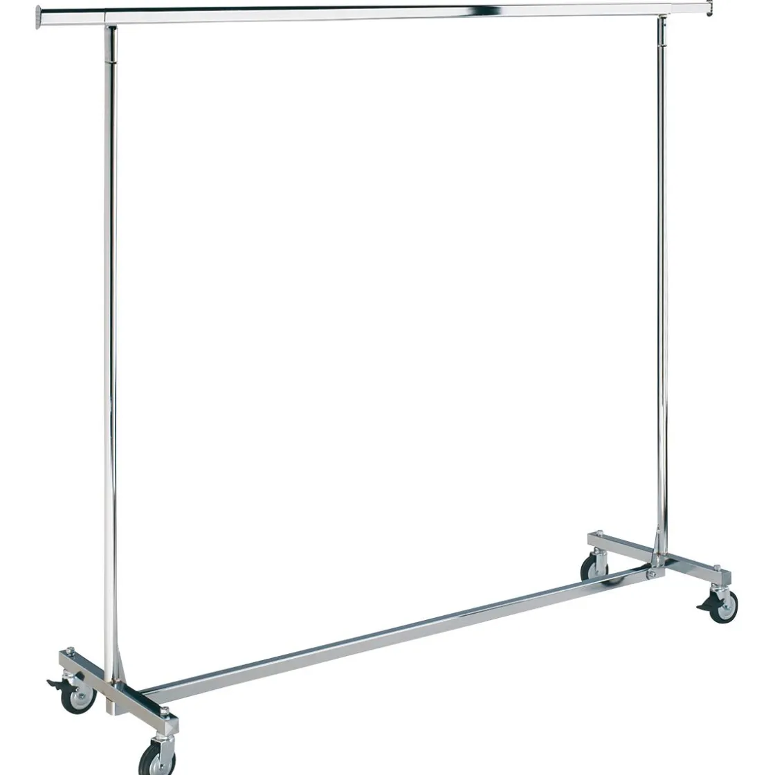 DecoWoerner Percheros>Perchero Con Ruedas Plegable, Altura Fija 150 Cm