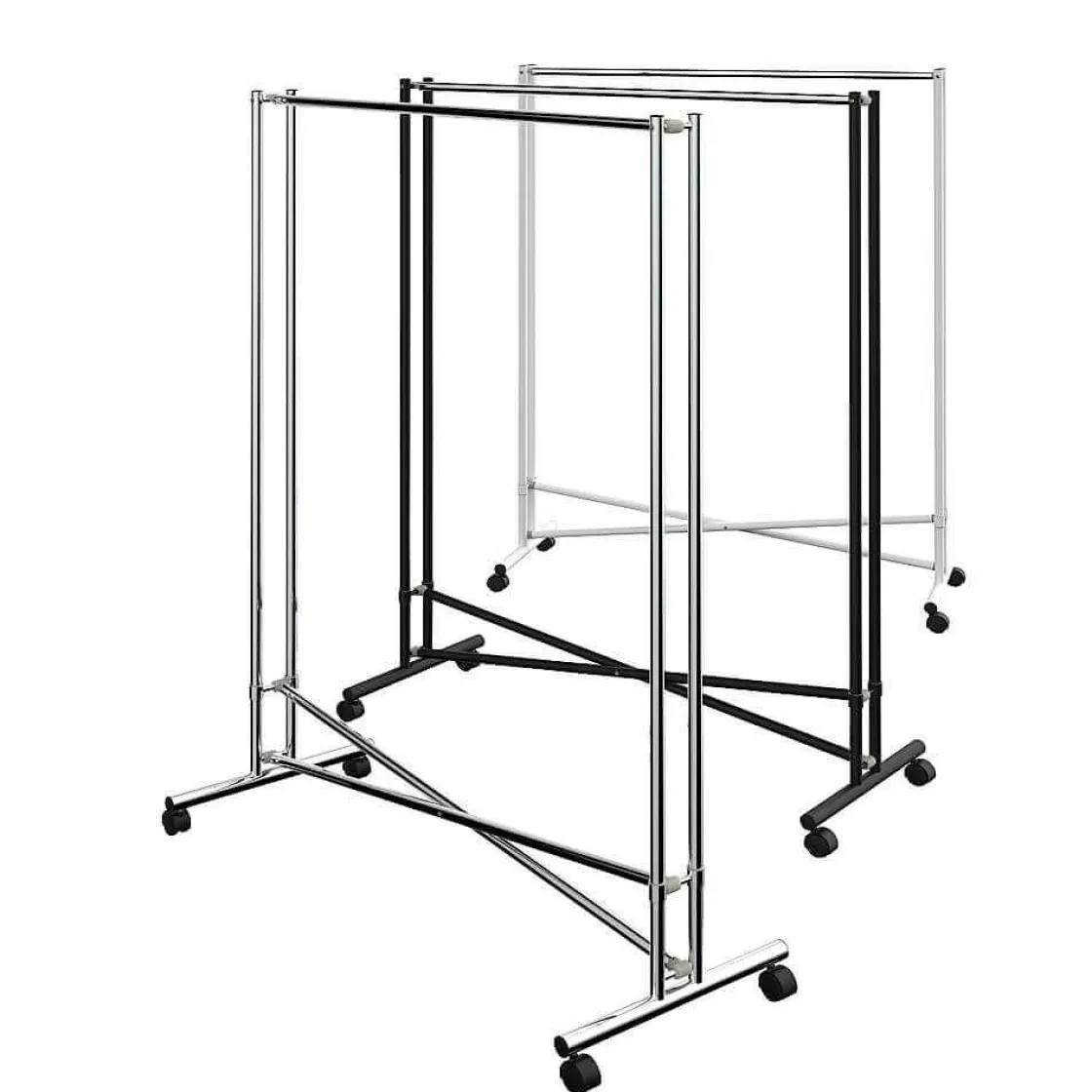 DecoWoerner Percheros>Perchero "Cross" Altura Fija 170 Cm,