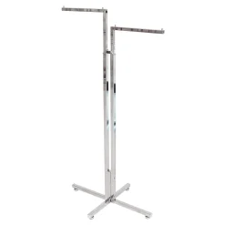 DecoWoerner Percheros>Perchero De 2 Brazos Cromado 180 Cm