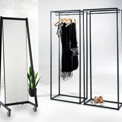 DecoWoerner Percheros>Perchero De Media Altura VOGUE, 172 Cm, Cobre