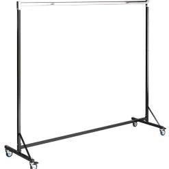 DecoWoerner Percheros>Perchero De Ruedas Industrial, Altura Fija 161 Cm