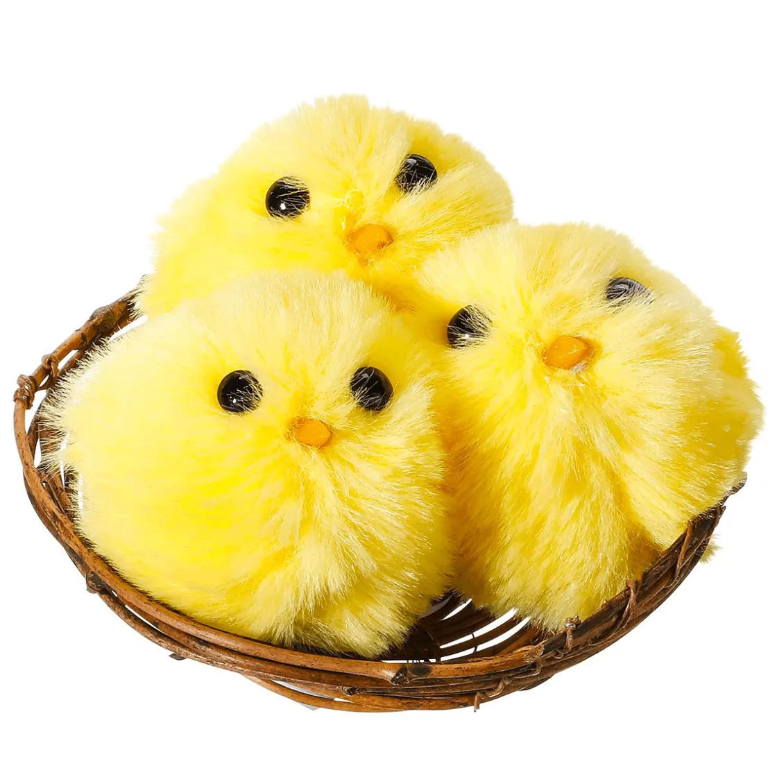 DecoWoerner Decoración De Animales|Decoración De Pascua>Pichones Deco En Nido, 3 Piezas, 10 Cm Ø