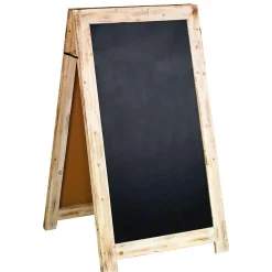 DecoWoerner Carteles Y Señalización>Pizarra De Madera, Altura 135 Cm, Vintage