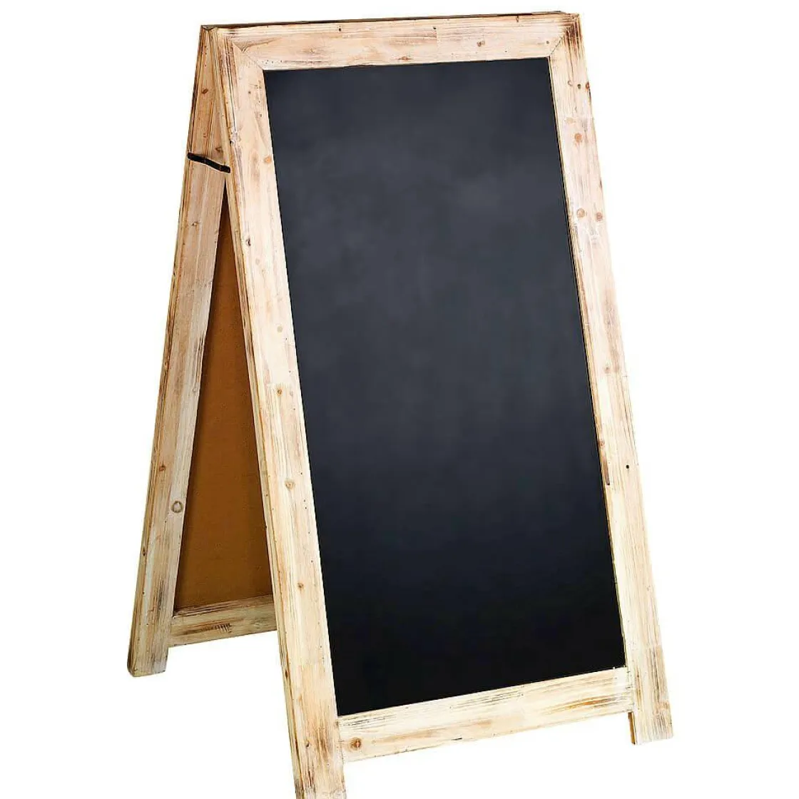 DecoWoerner Carteles Y Señalización>Pizarra De Madera, Altura 135 Cm, Vintage