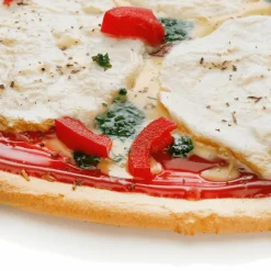 DecoWoerner Platos Y Comida Rápida>Pizza Mozzarella Con Pesto Food Fake 25 Cm Ø