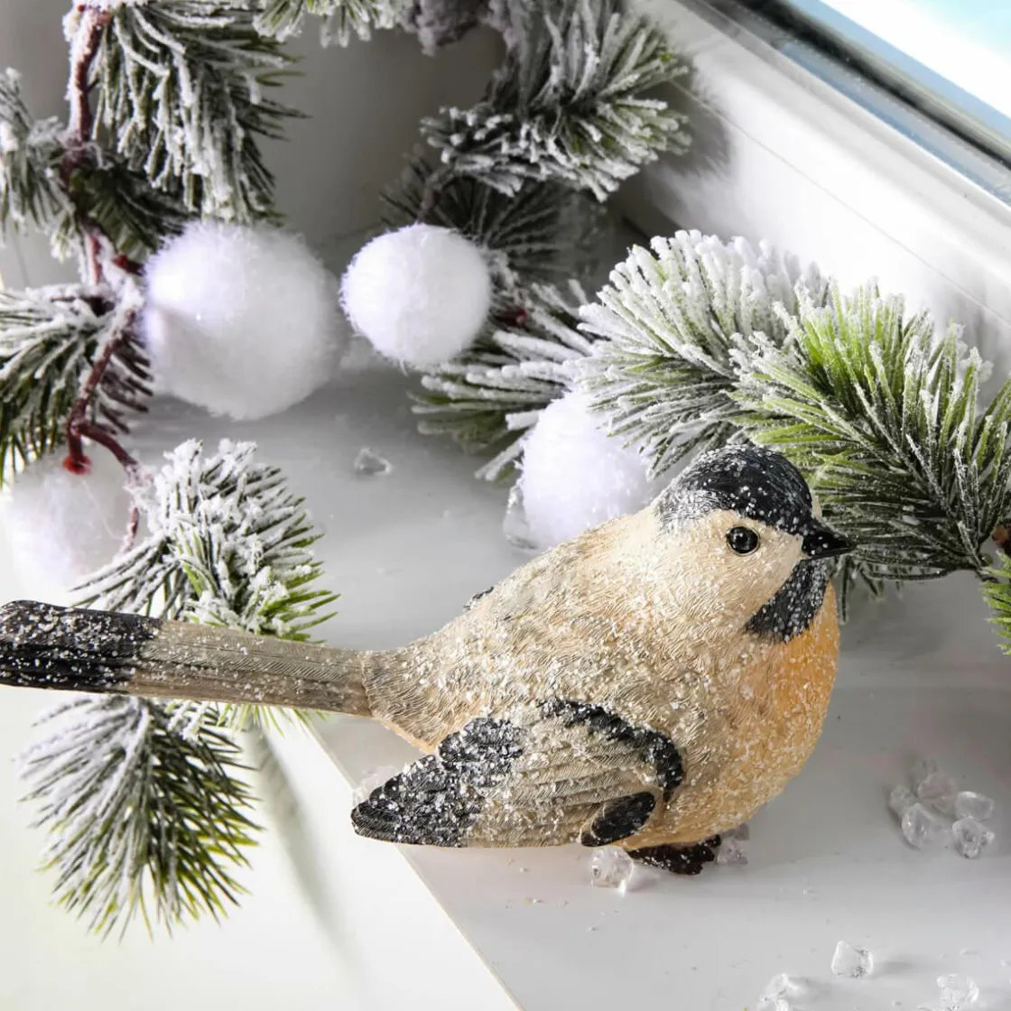DecoWoerner Decoración De Animales>Pájaro Decorativo Herrerillo