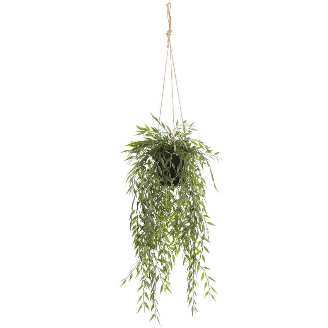 DecoWoerner Plantas Colgantes>Planta Artificial Ampolla De Bambú Colgante 20 X 50 Cm