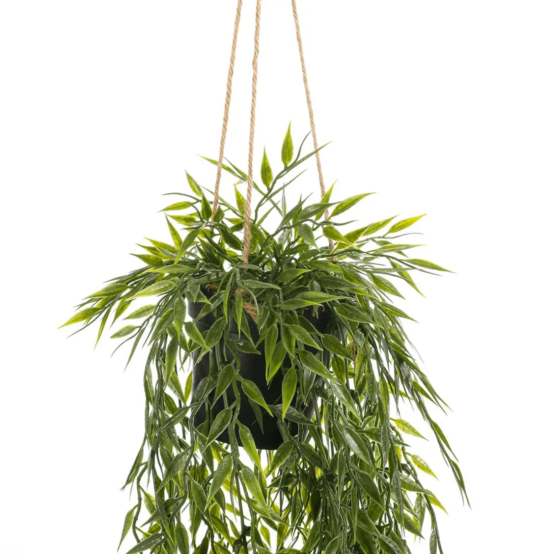 DecoWoerner Plantas Colgantes>Planta Artificial Ampolla De Bambú Colgante 20 X 50 Cm